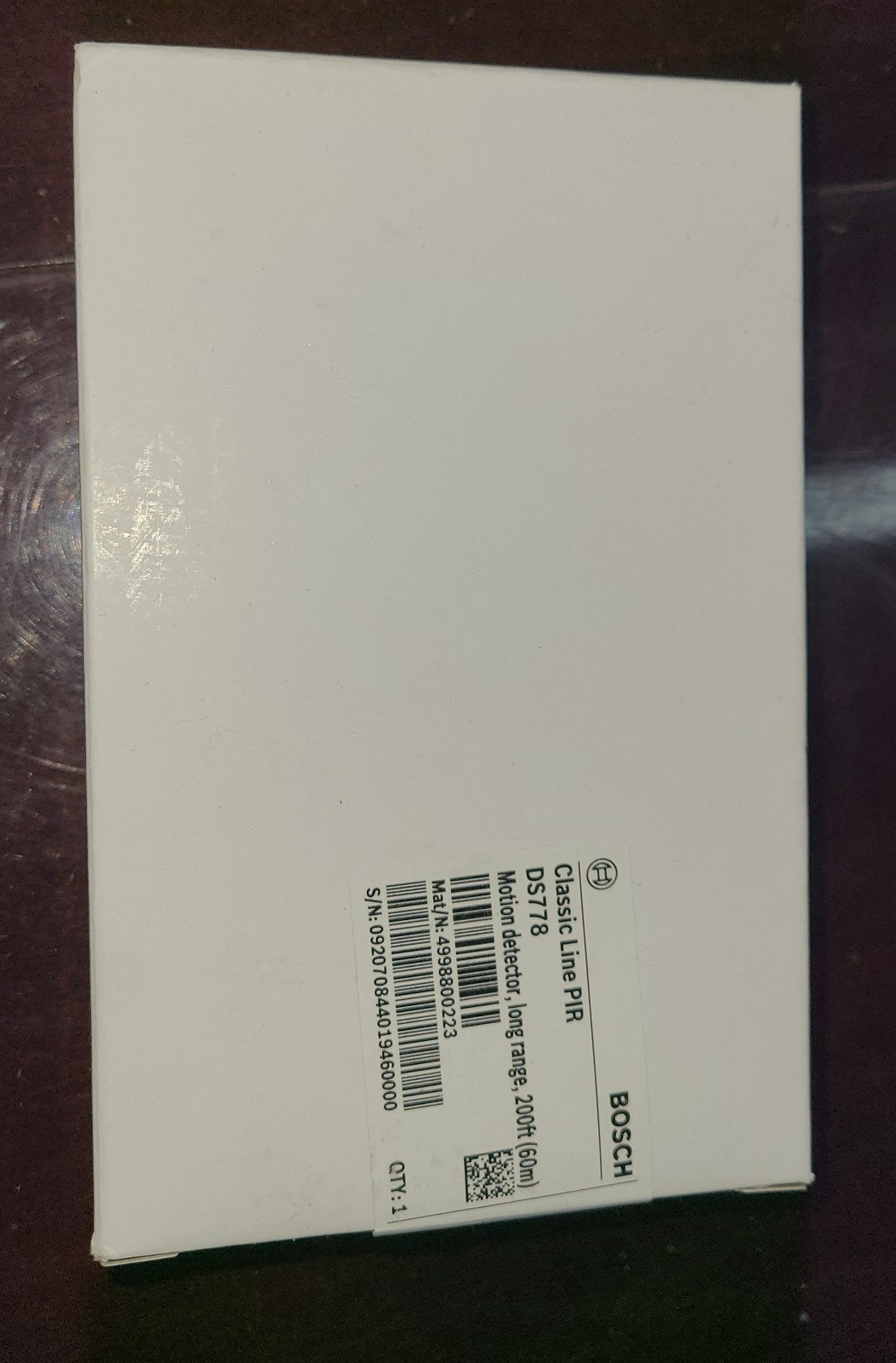 Bosch DS778 Long Range Motion Detector "NEW"