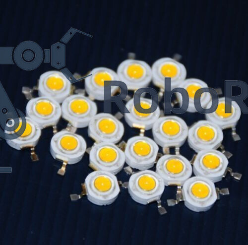 5PCS 3W Led Chip High Power LED Beads 200LM Warm White NEW