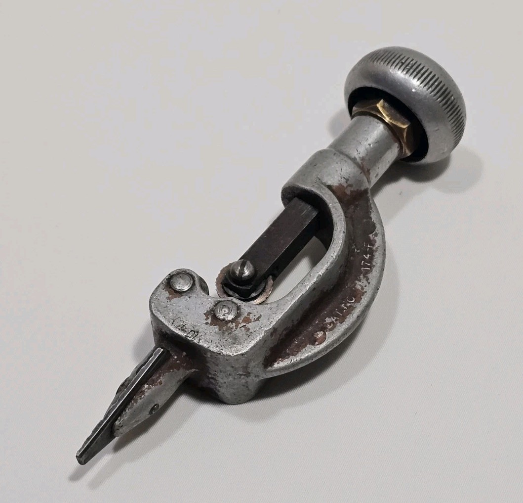 Vintage Imperial Brass Pipe Cutter 174-F Plumbing Tool Chicago