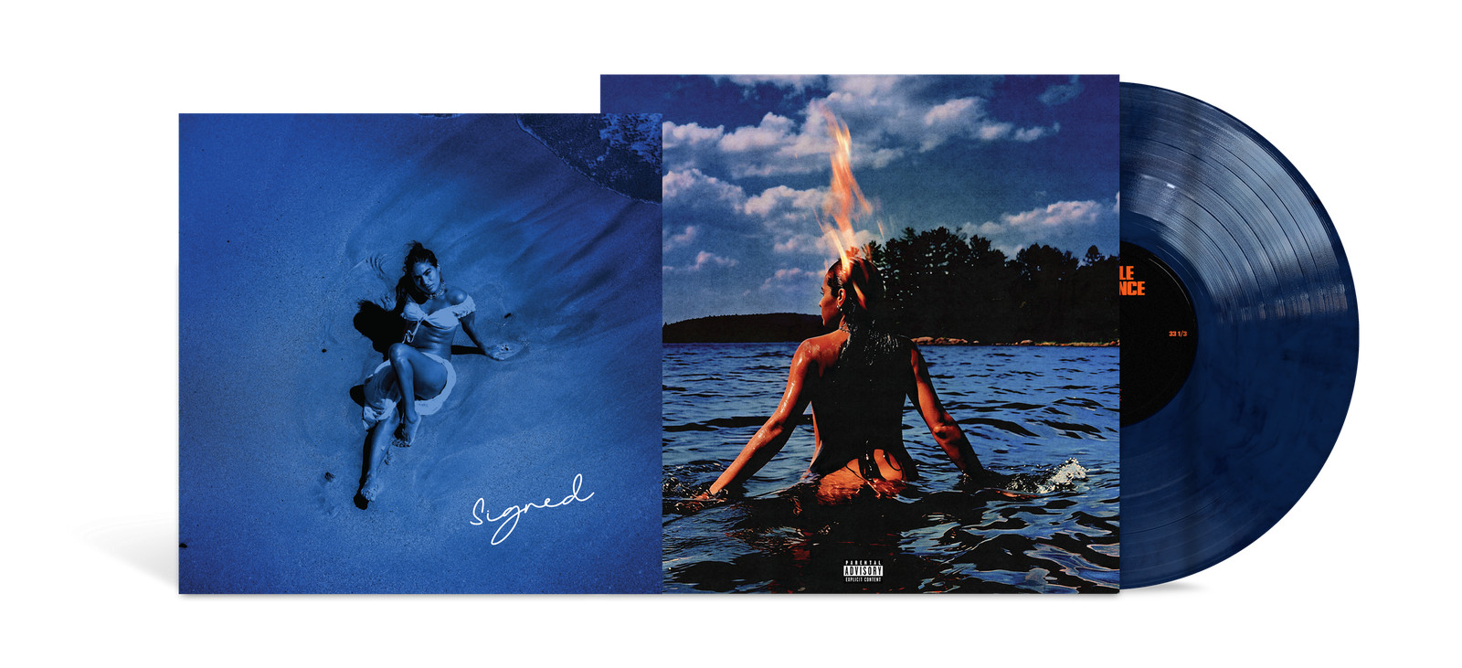 Jessie Reyez - A Little Vengeance (IEX SIGNED INSERT DEEP WATER BLUE VINYL) - FU