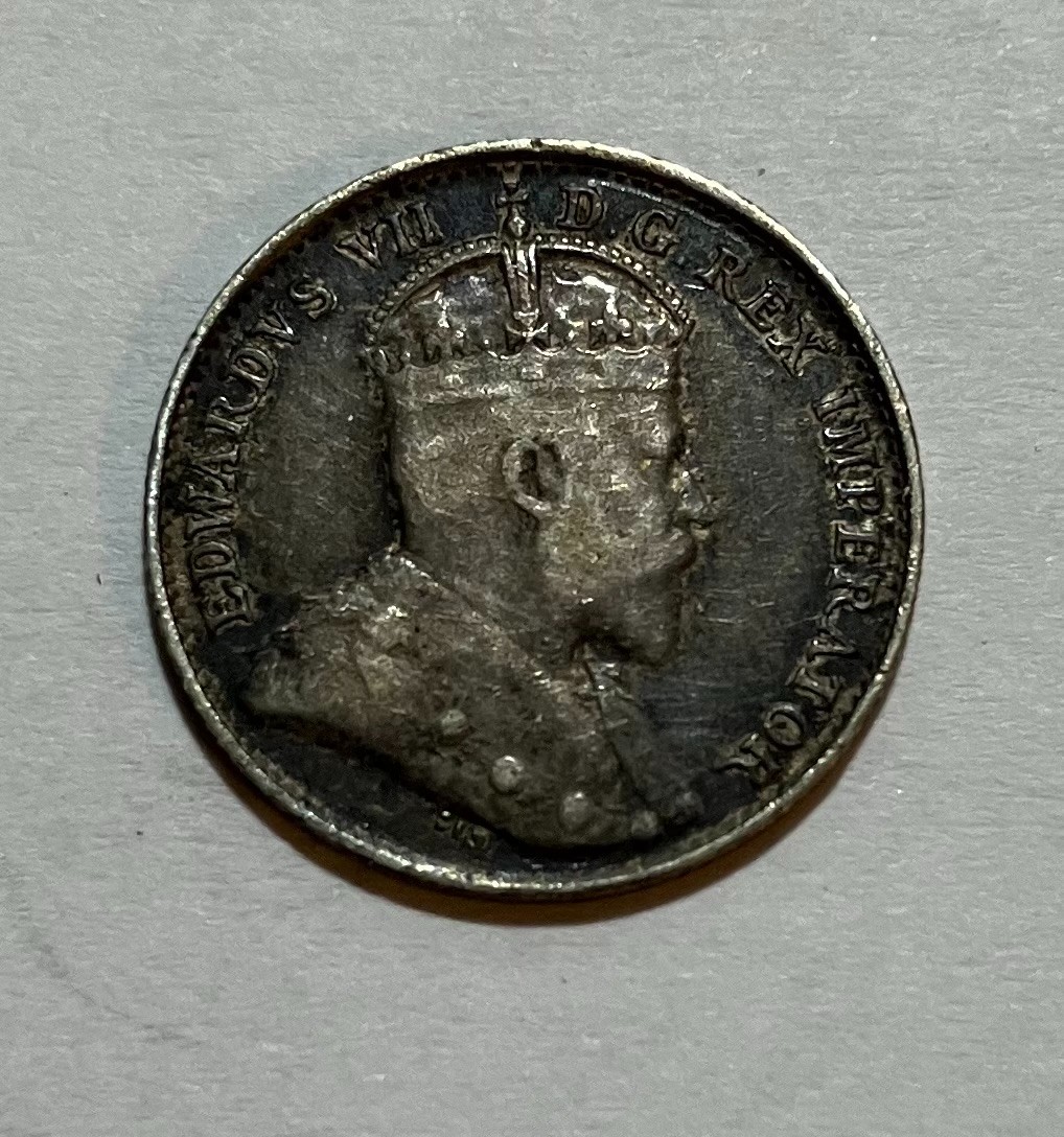 1904 Canada Silver 5 Cents