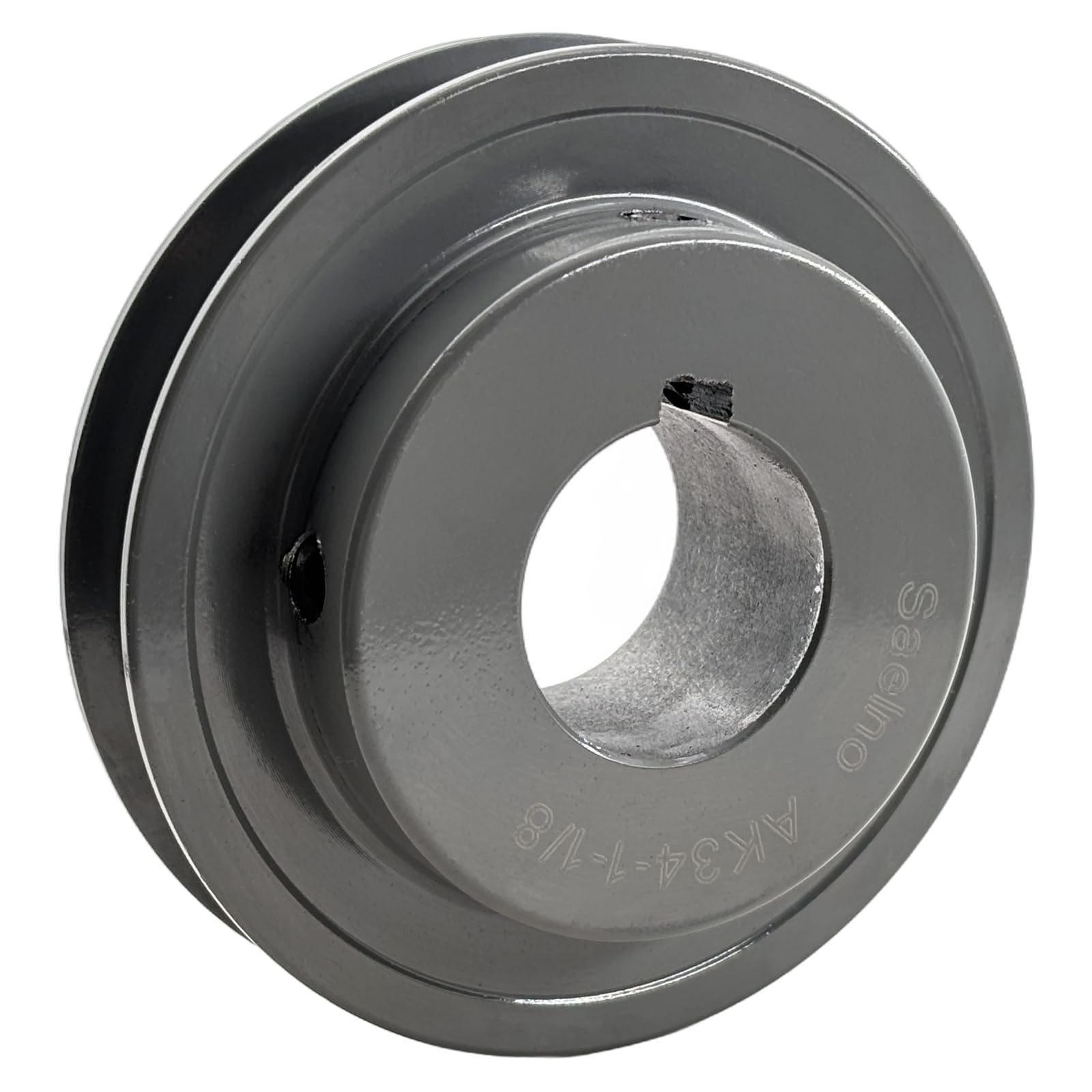 AK34-1 1/8 Sheaves,v Belt Pulley 1 1/8 inch bore 3.45 OD,Motor Pulley Cast Ir...