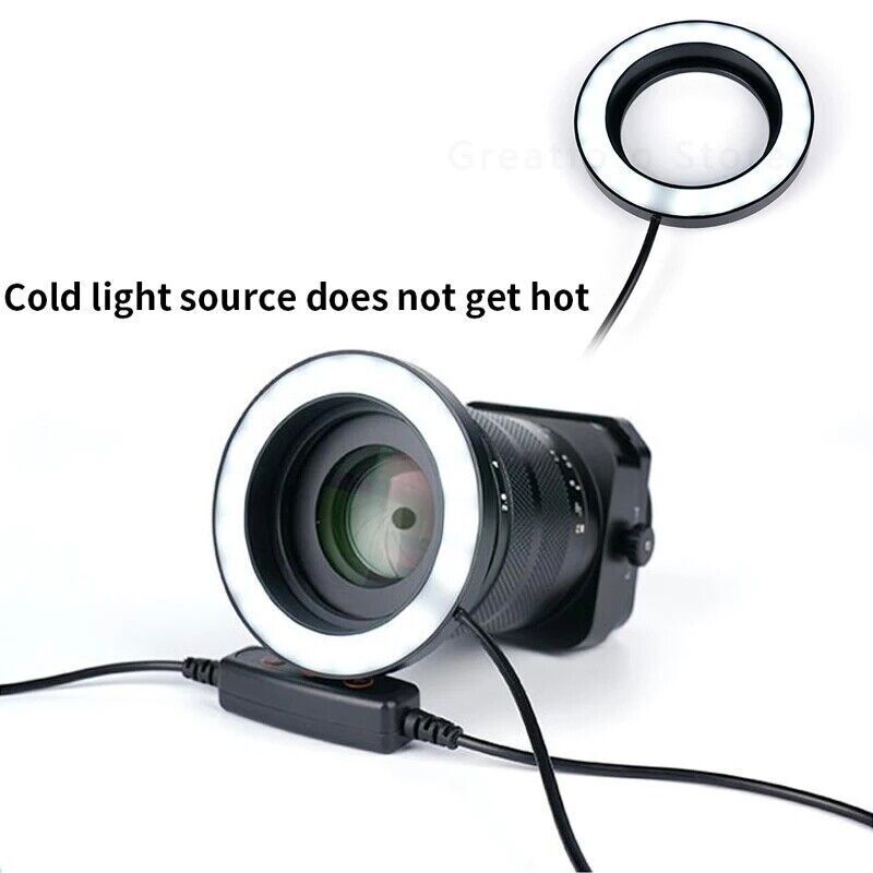 AstrHori Macro Ring Light 67mm-46mm Led Video Ring Camera Light Macro Led Light
