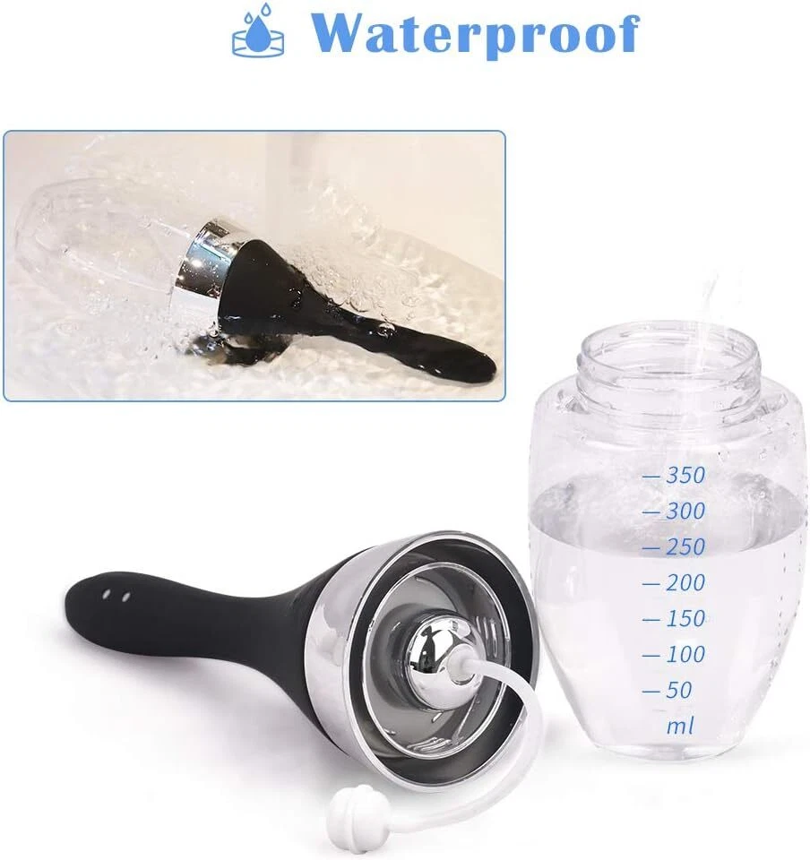 Automatic Enema Bulb Anal Vaginal Cleaner Tool Silicone Douche Cleaner Enema Kit