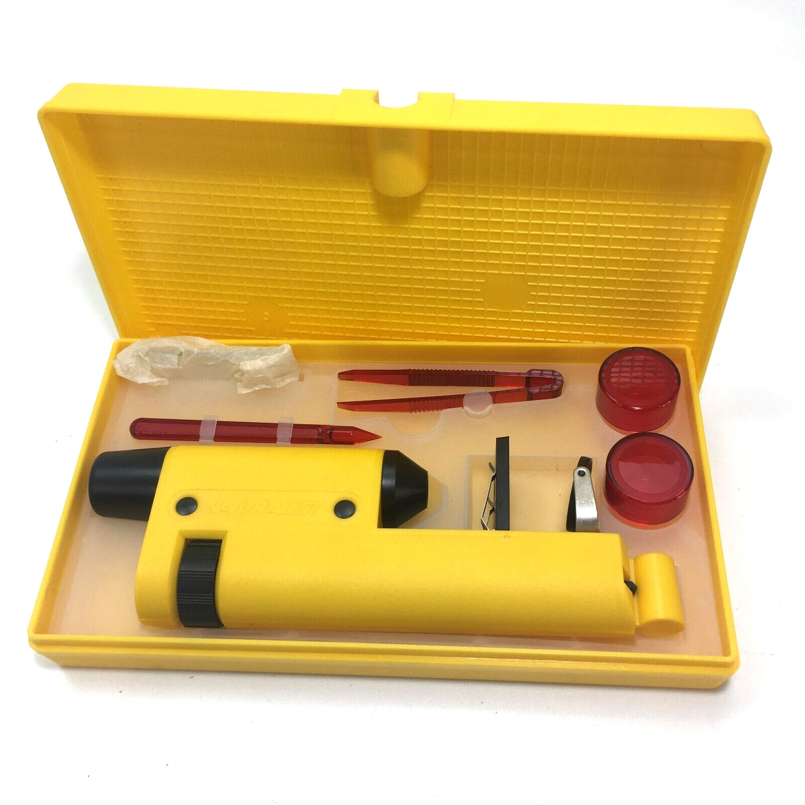 1989 Vintage The Naturalist Microscope by MedPro Systems Yellow Made in USSR