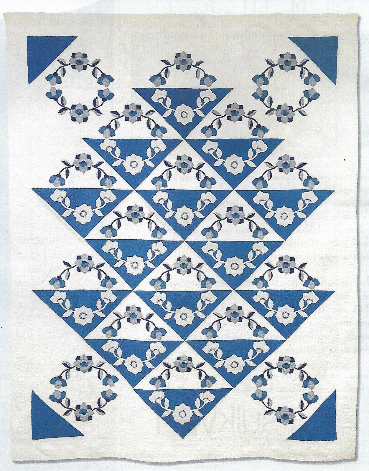 Floral Reflections Quilt quilting pattern instructions