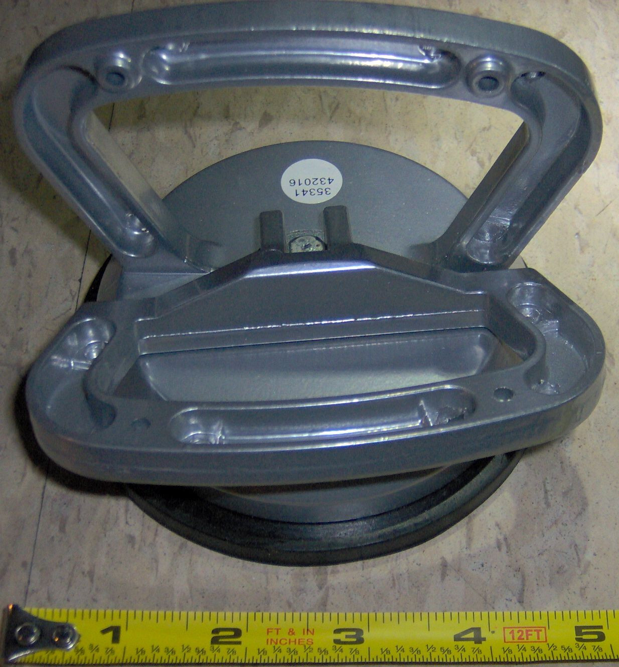Aluminum SUCTION CUP LIFTER 110 lb 4.5" PRO Grade Grip lift puller dent puller