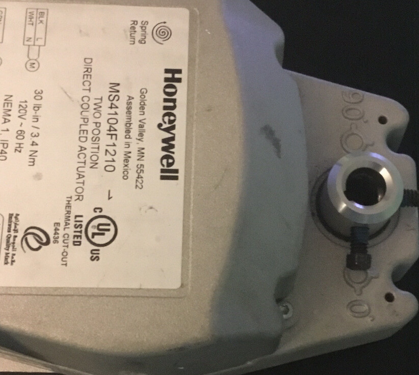 Honeywell Two Position Direct Coupled Actuator MS4104F1210