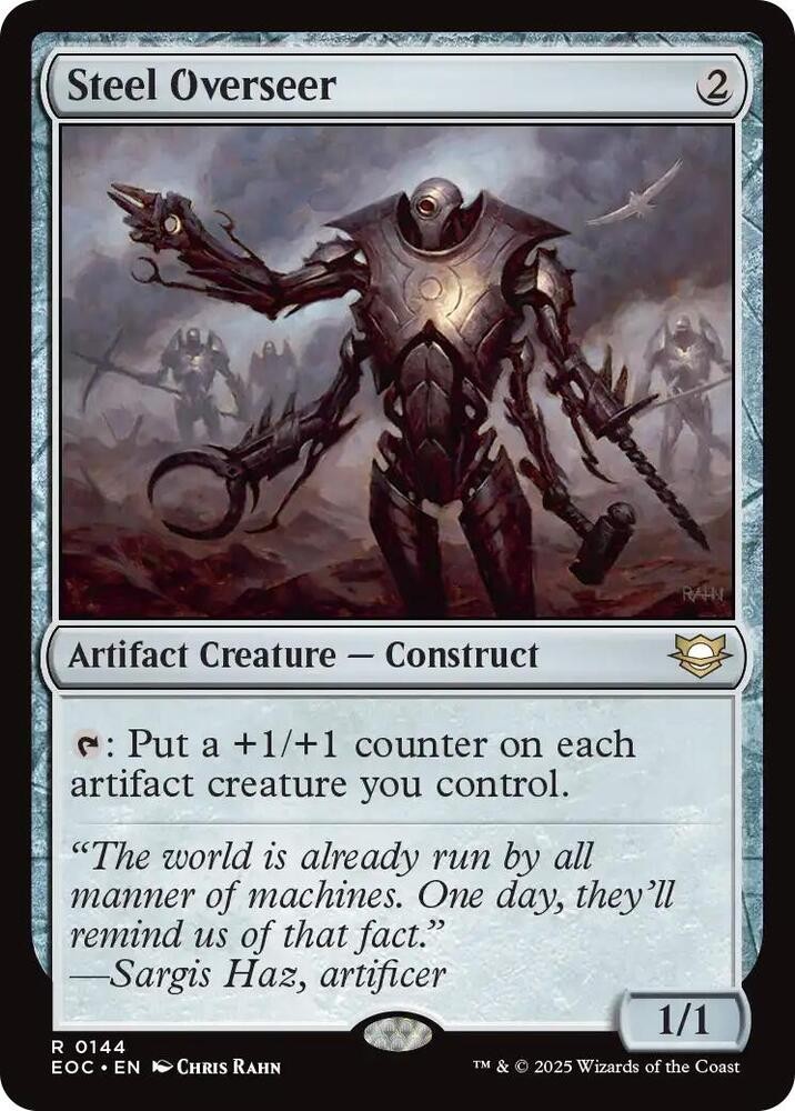 Steel Overseer 144 Commander: Edge of Eternities NM/M MTG