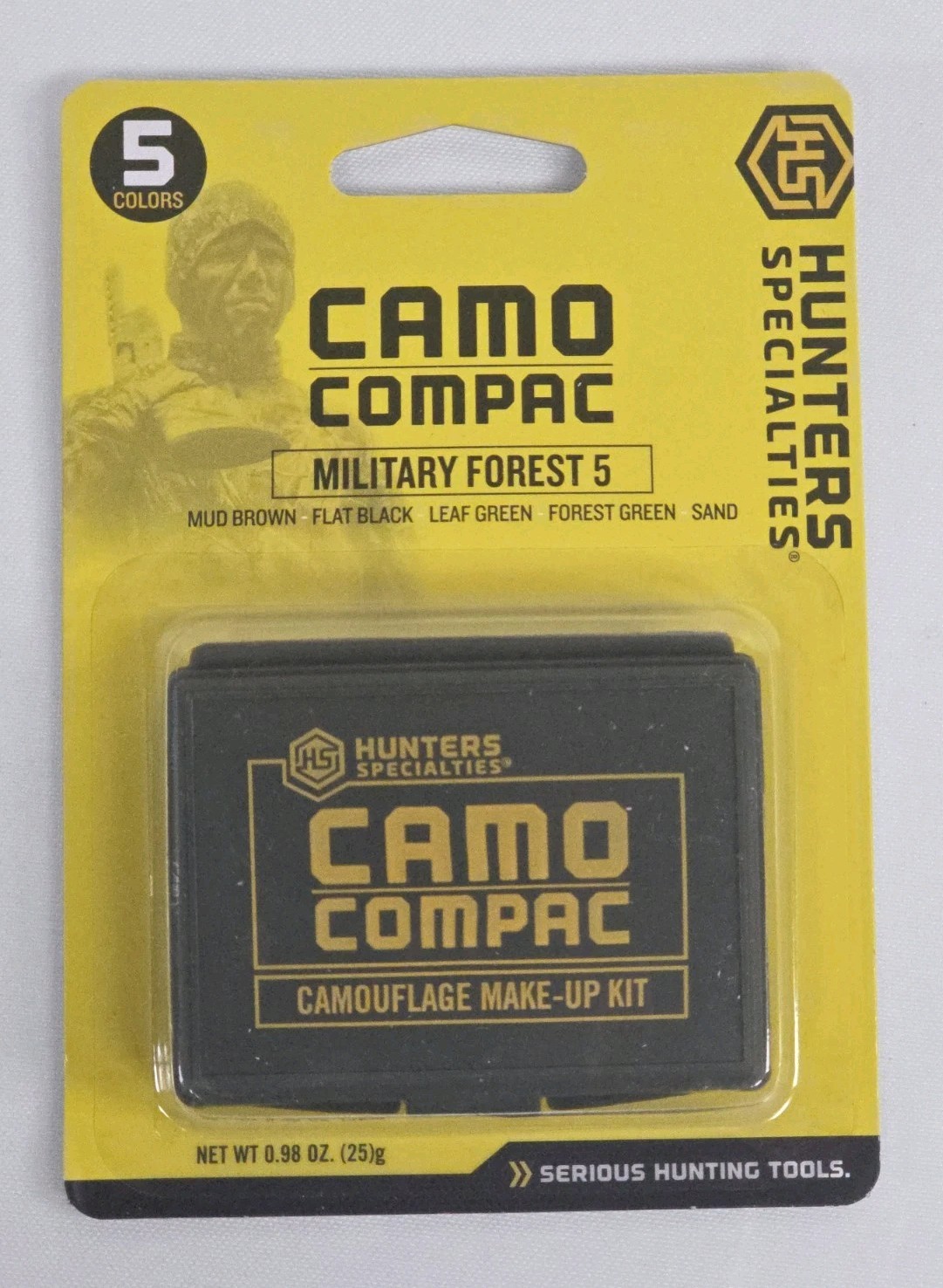 Hunters Specialties 00298 Camo-Compac Military Forest 5 Camo Makeup Kit USMC