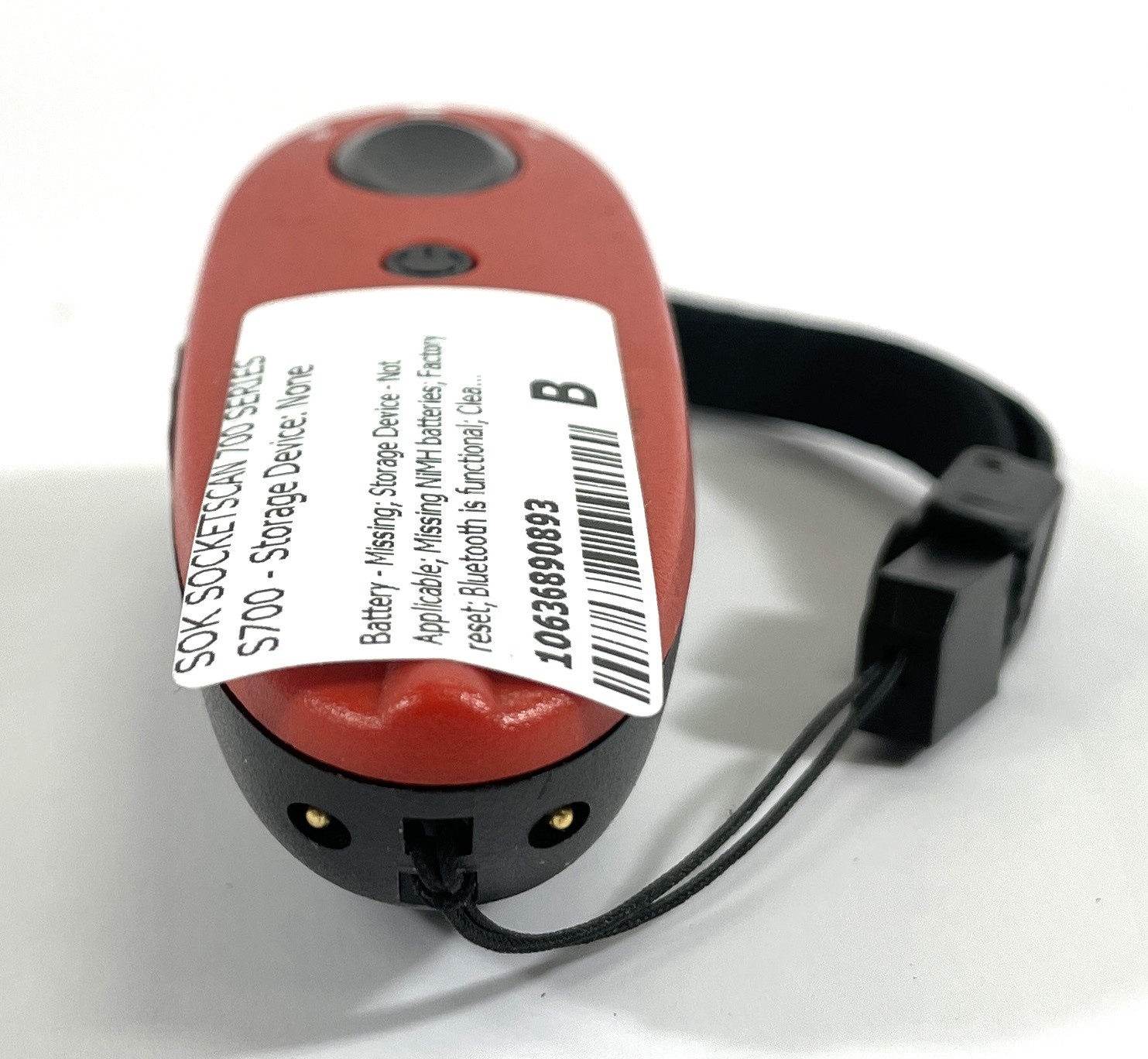 Socket Mobile SocketScan S700 1D Bluetooth Barcode Scanner Red - See Description