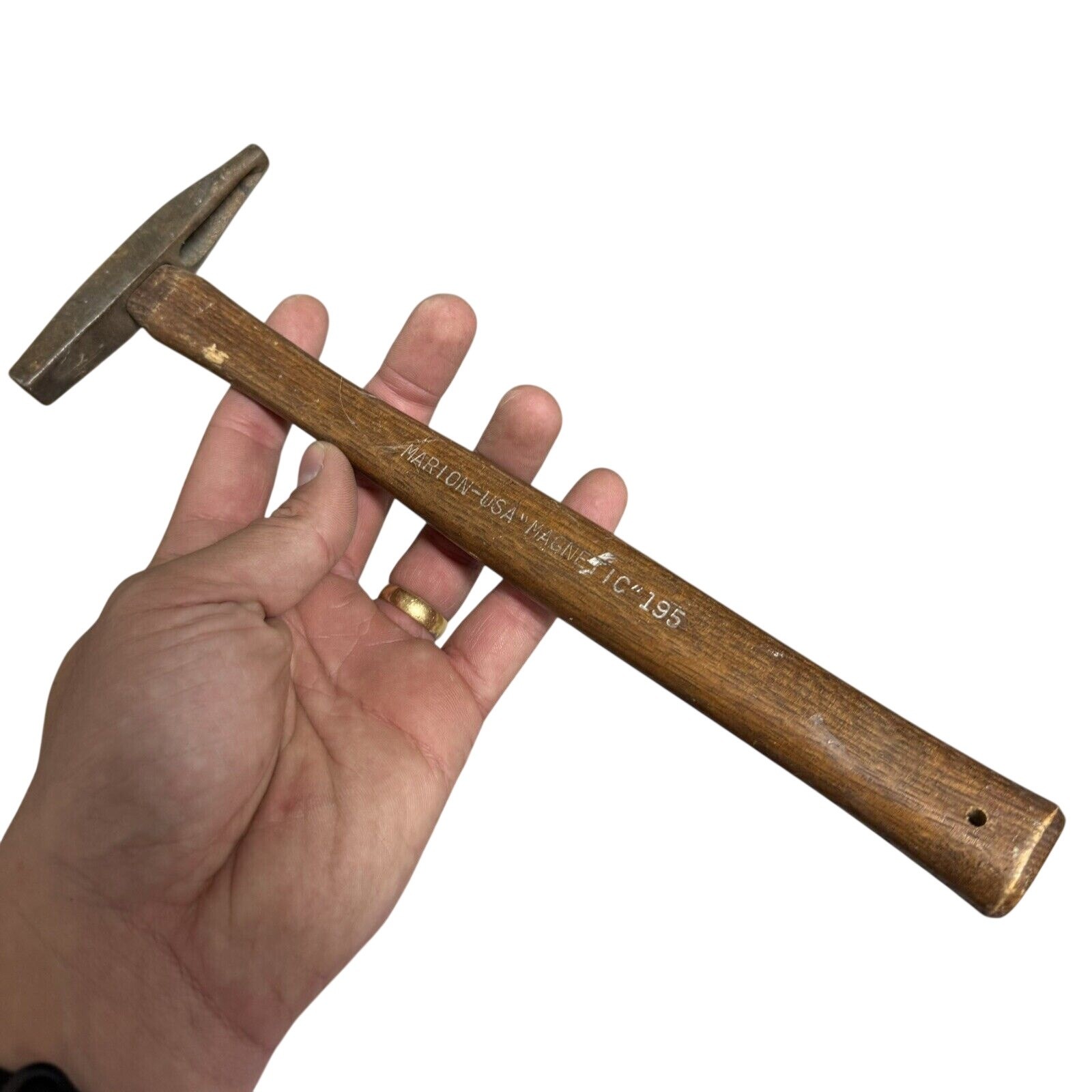 Marion-USA Magnetic 195 Vintage Tack Hammer Leather Upholstery & Fabric 11.5” NL