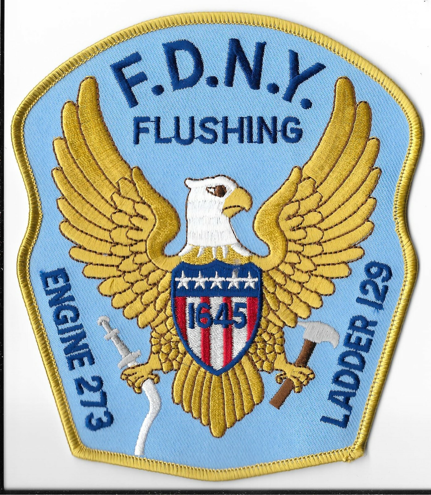 New York Fire Department (FDNY) Engine 273 Ladder 129 Flushing Patch V3