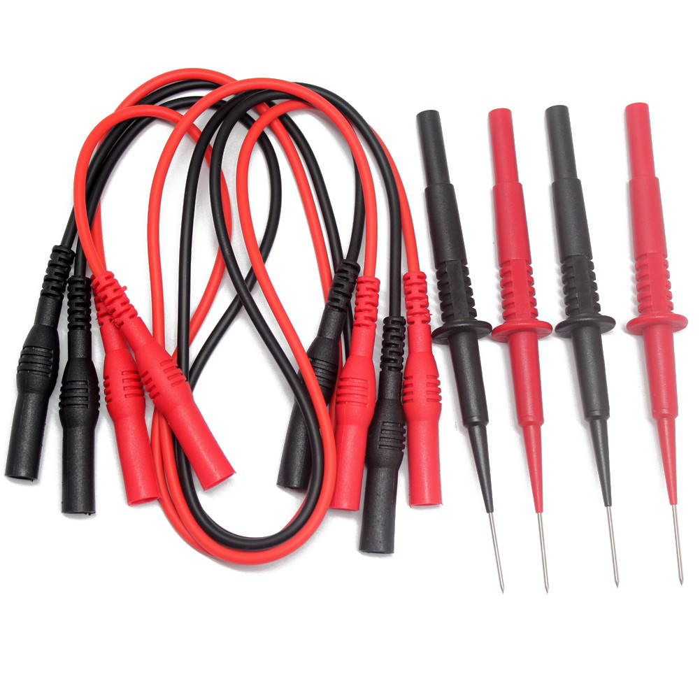 2pcs Sharp hard Needle Tipped Tip Multimeter Probes Test Leads 4 Fluke 20155set