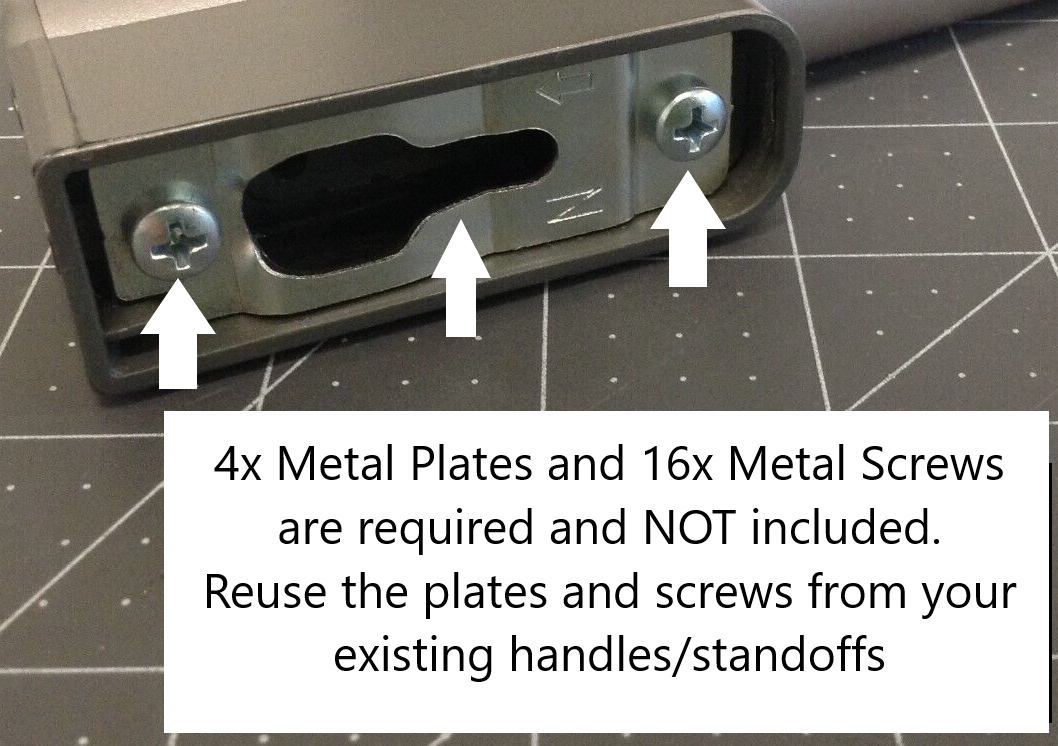 LG Refrigerator 3651JA2269Q Door Handle Repair Kit for LRFD25850ST, others
