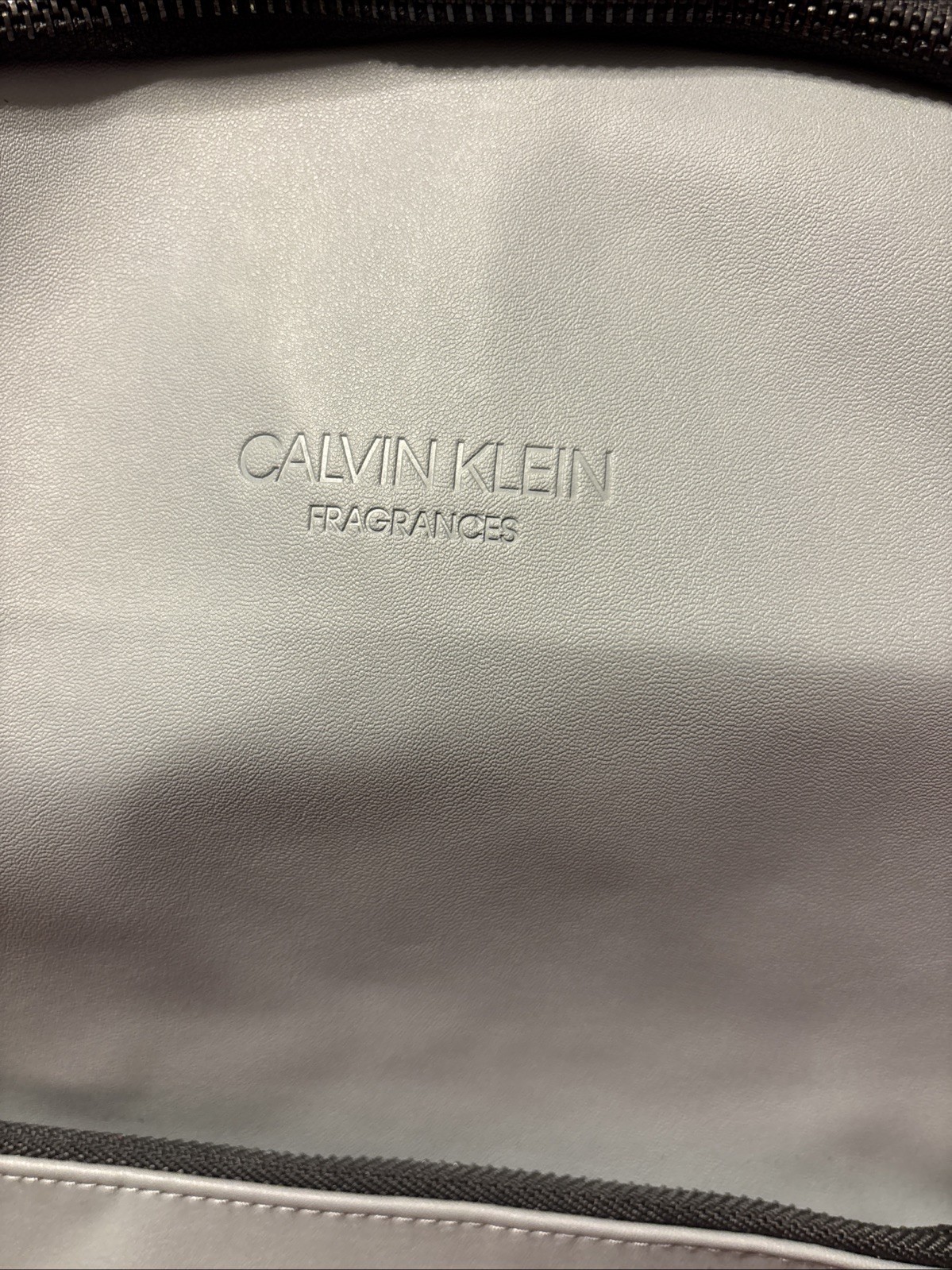 Calvin Klein Backpack Polyurethane Grey School Travel