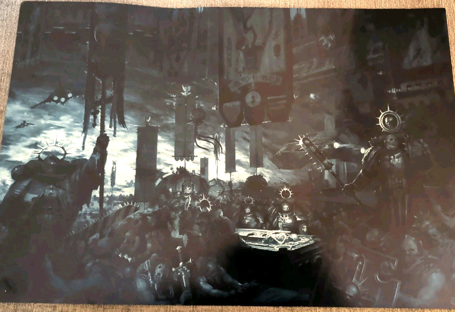 Warhammer 40K Indomitus Crusade IX17 Promo Double Sided Poster Rare OOP GW