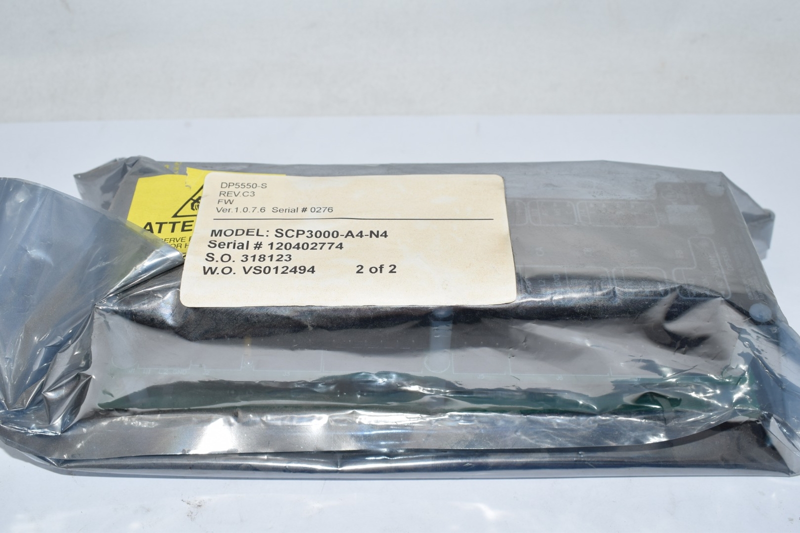NEW Parker Airtek DP5550 Rev. C3 Display Controller SCP3000-A4-N4
