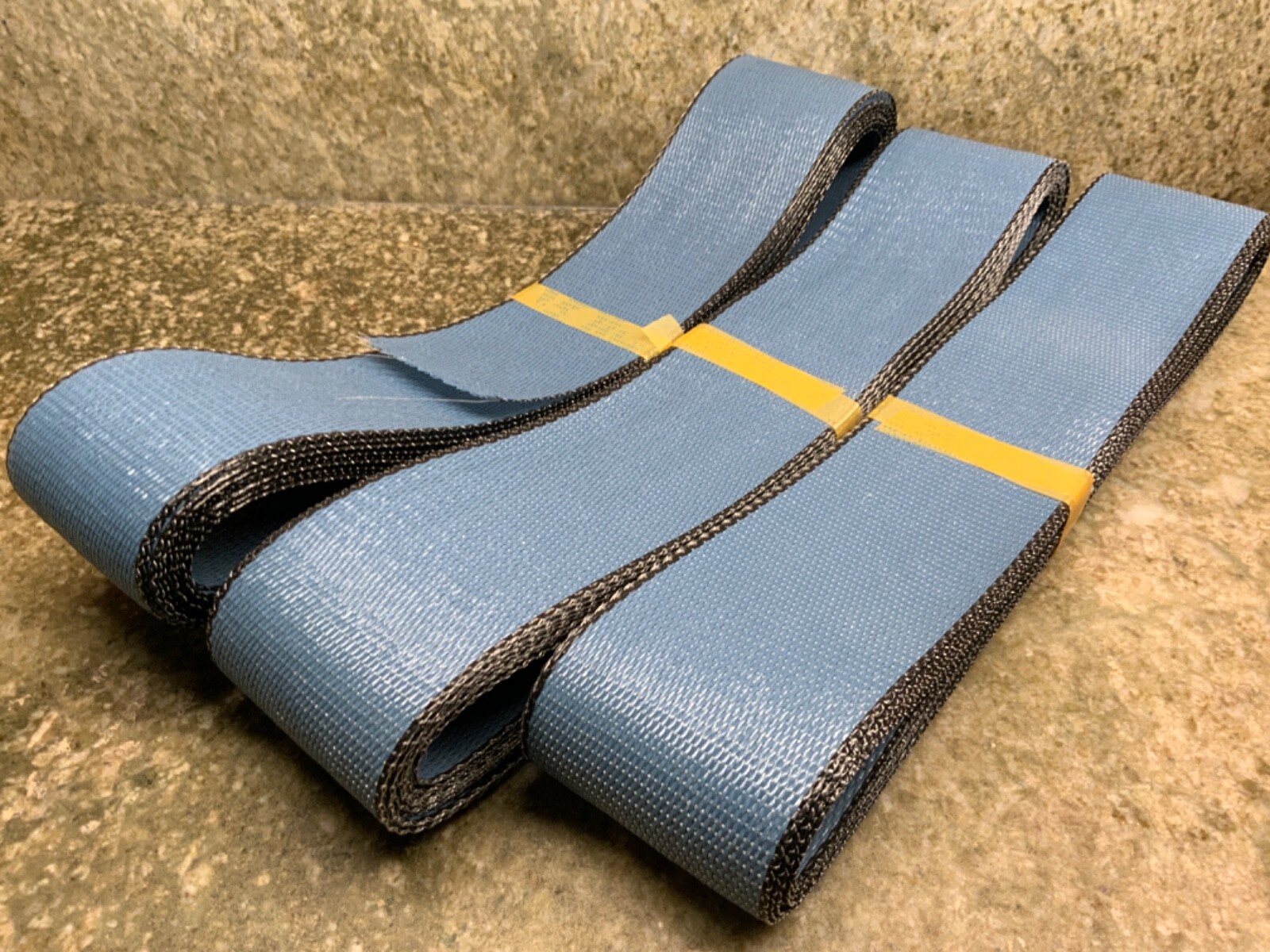 Vtg Set of 3 Packs Of Frost King 2 1/4" x 25’ Blue Lawn Furniture Webbing