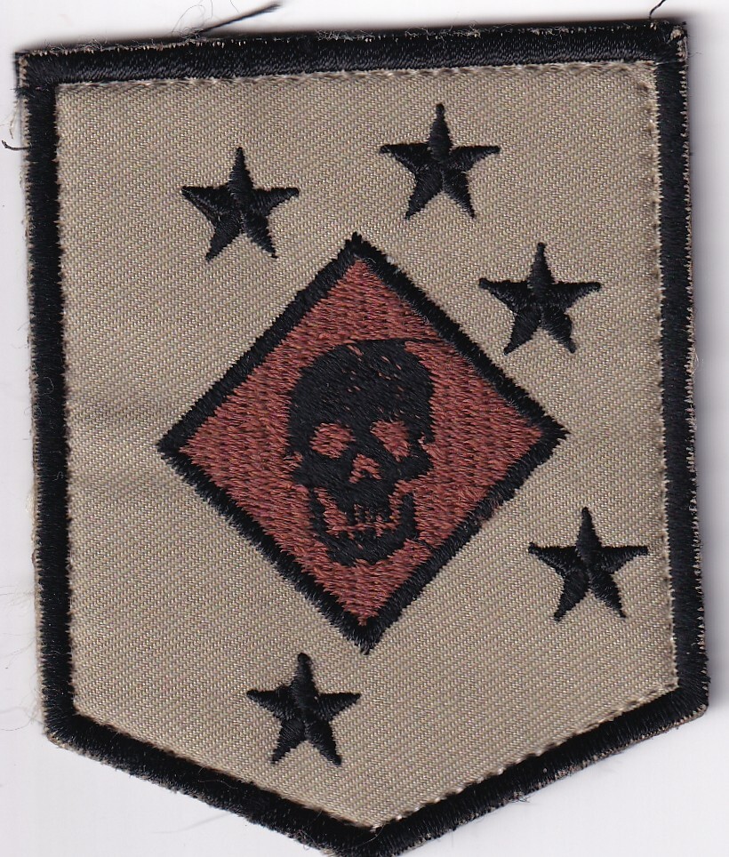 Marine Raider MARSOC patch smaller size two color Afghanistan made USMC