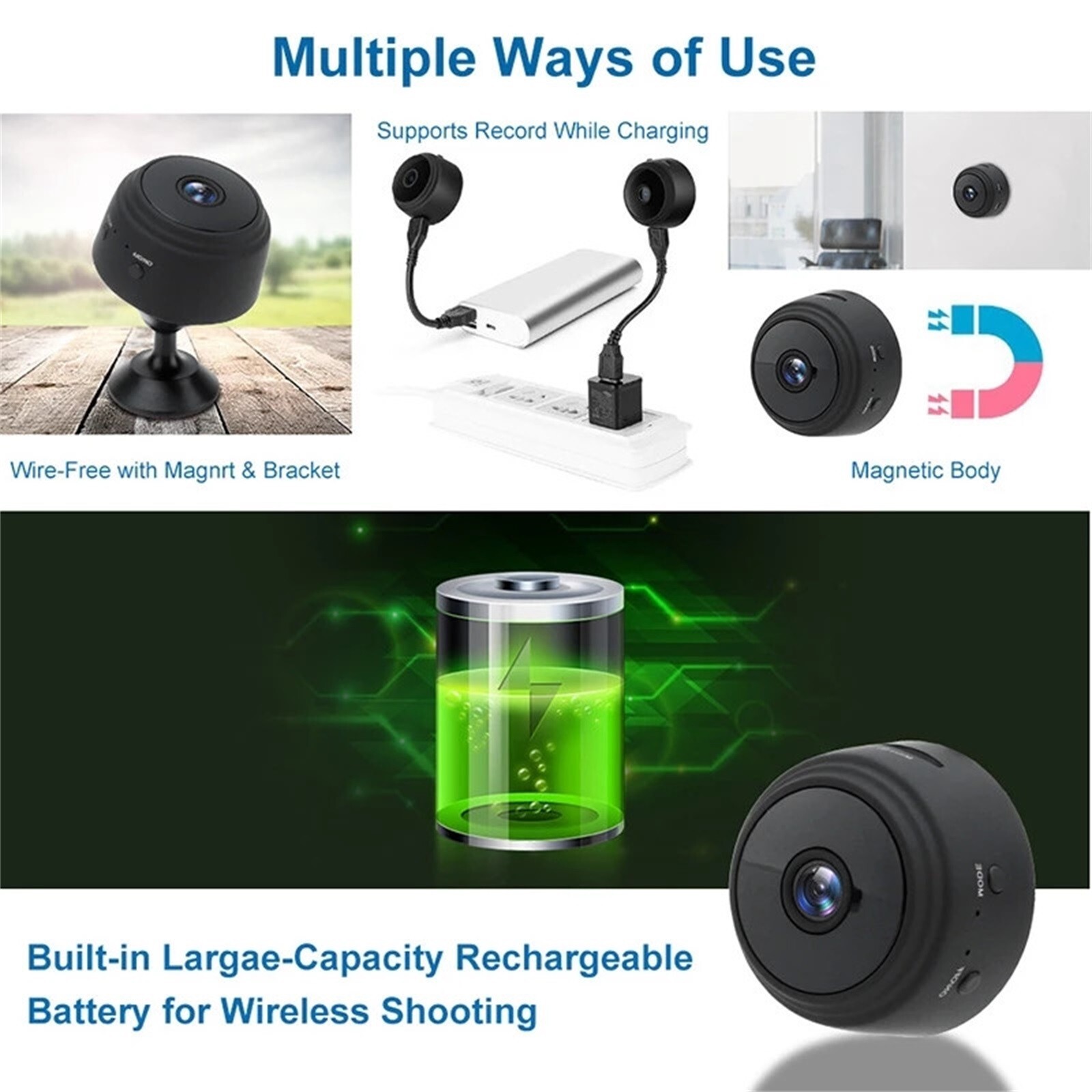 Camtrix Magnetic Mini Security Camera, Camtrix Camera, Camtrix Security Camera