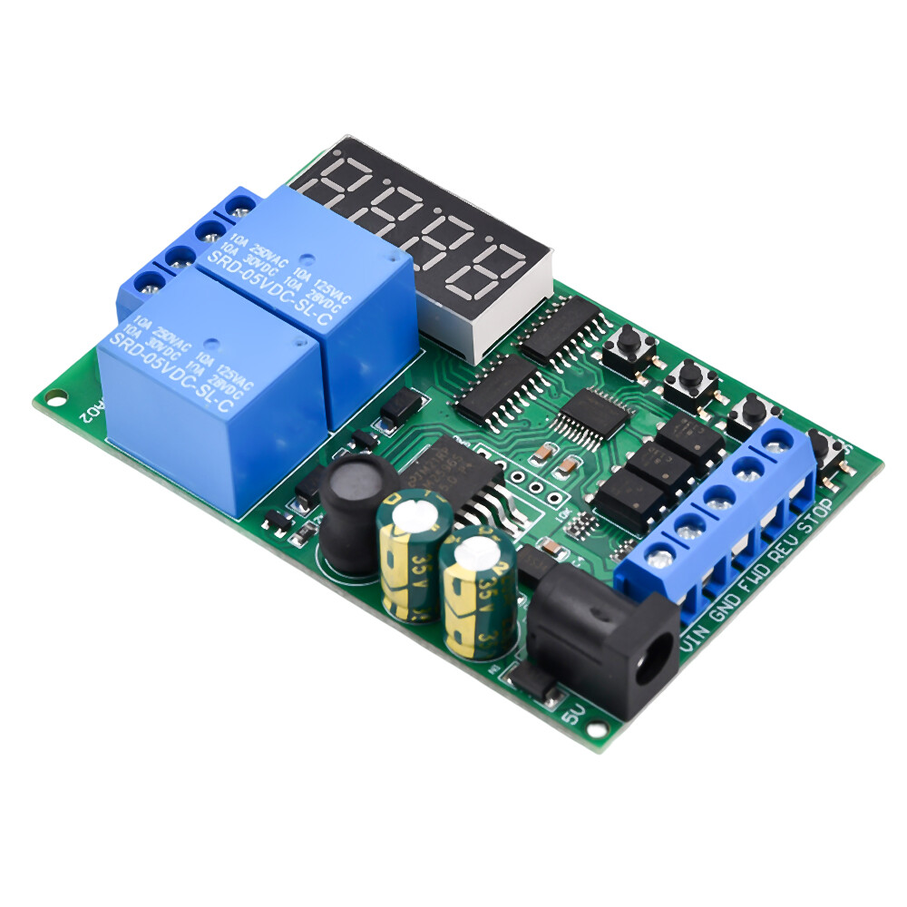 DC5-25V Cycle Delay Relay Module Motor Forward Reverse Start Stop Control Relay