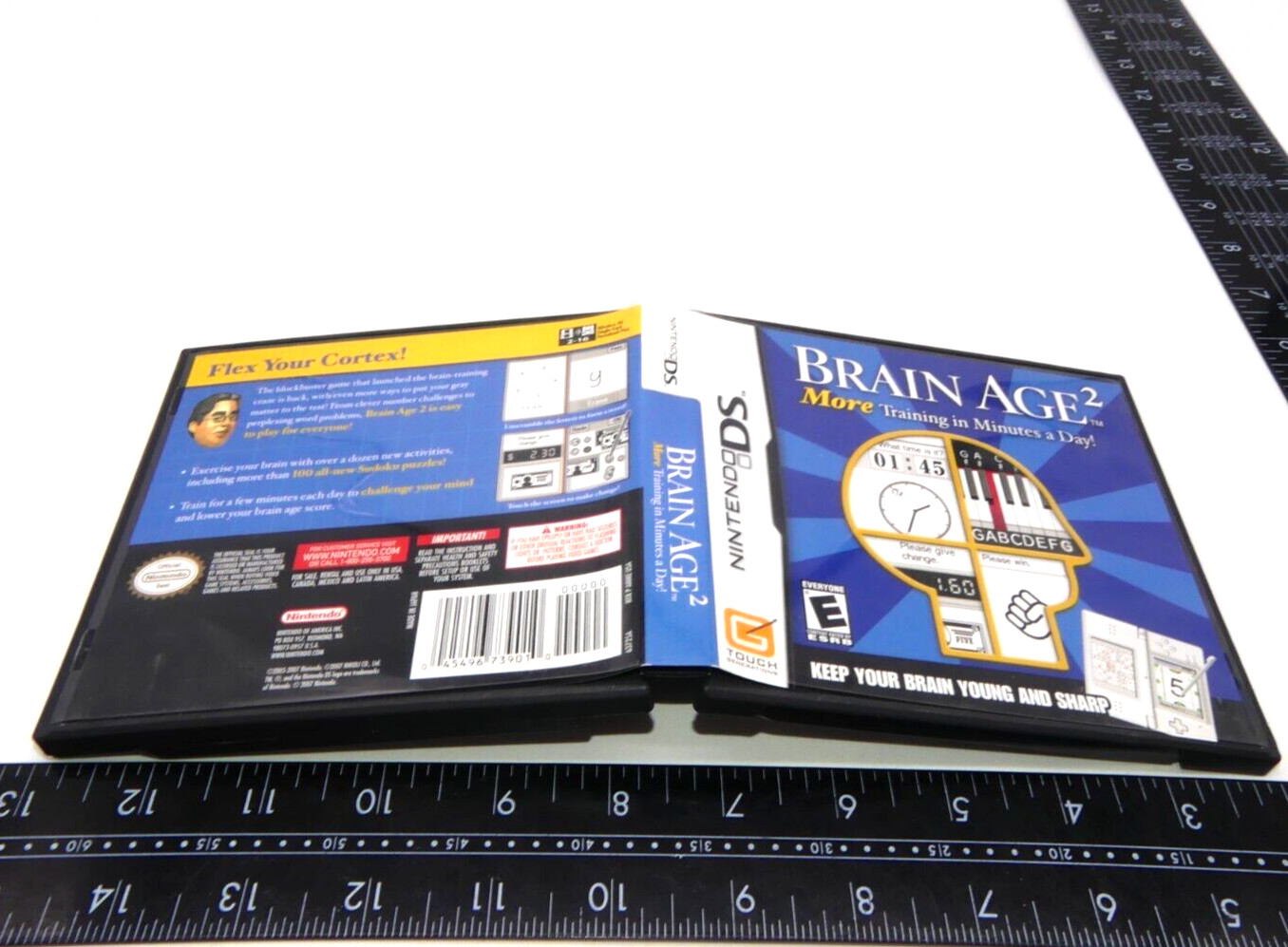 Authentic Brain Age 2 Nintendo DS Case Only No Game OEM Original
