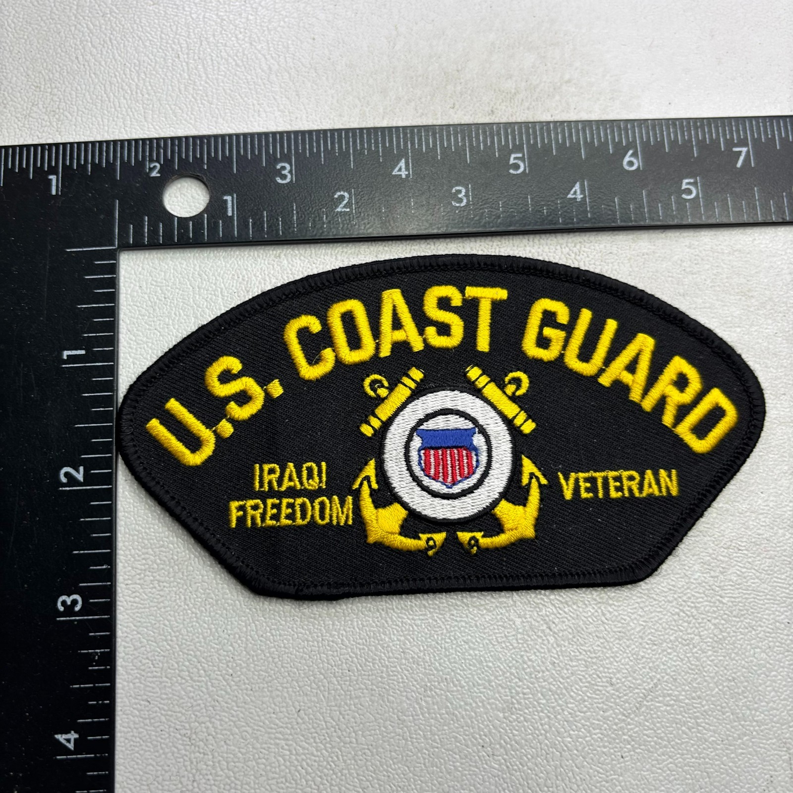 US COAST GUARD IRAQI FREEDOM VETERAN Hat Patch 60XV