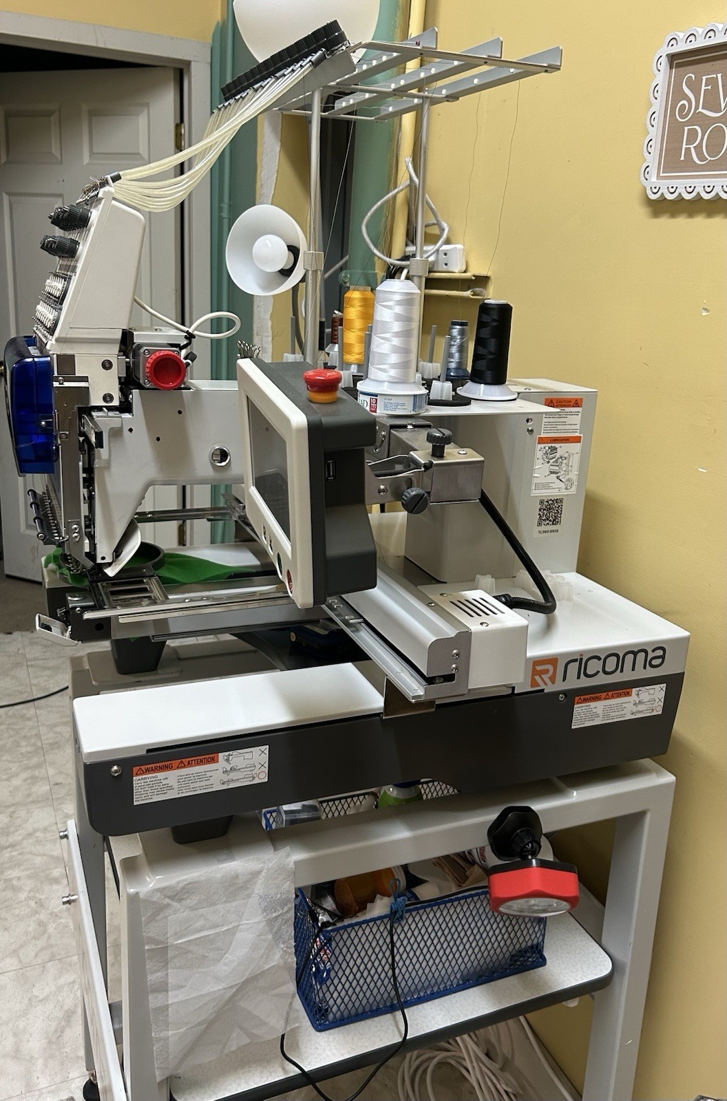 ricoma embroidery machine 1501TC-7s