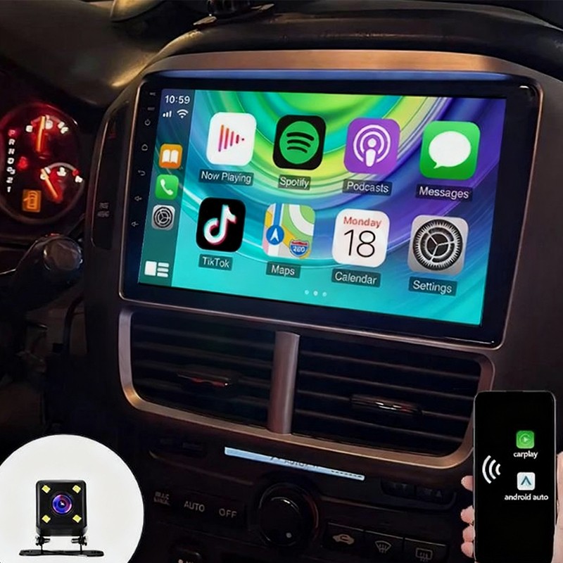 For Honda Pilot 2005-2008 Android 15 Apple Carplay Car Stereo Radio GPS Navi