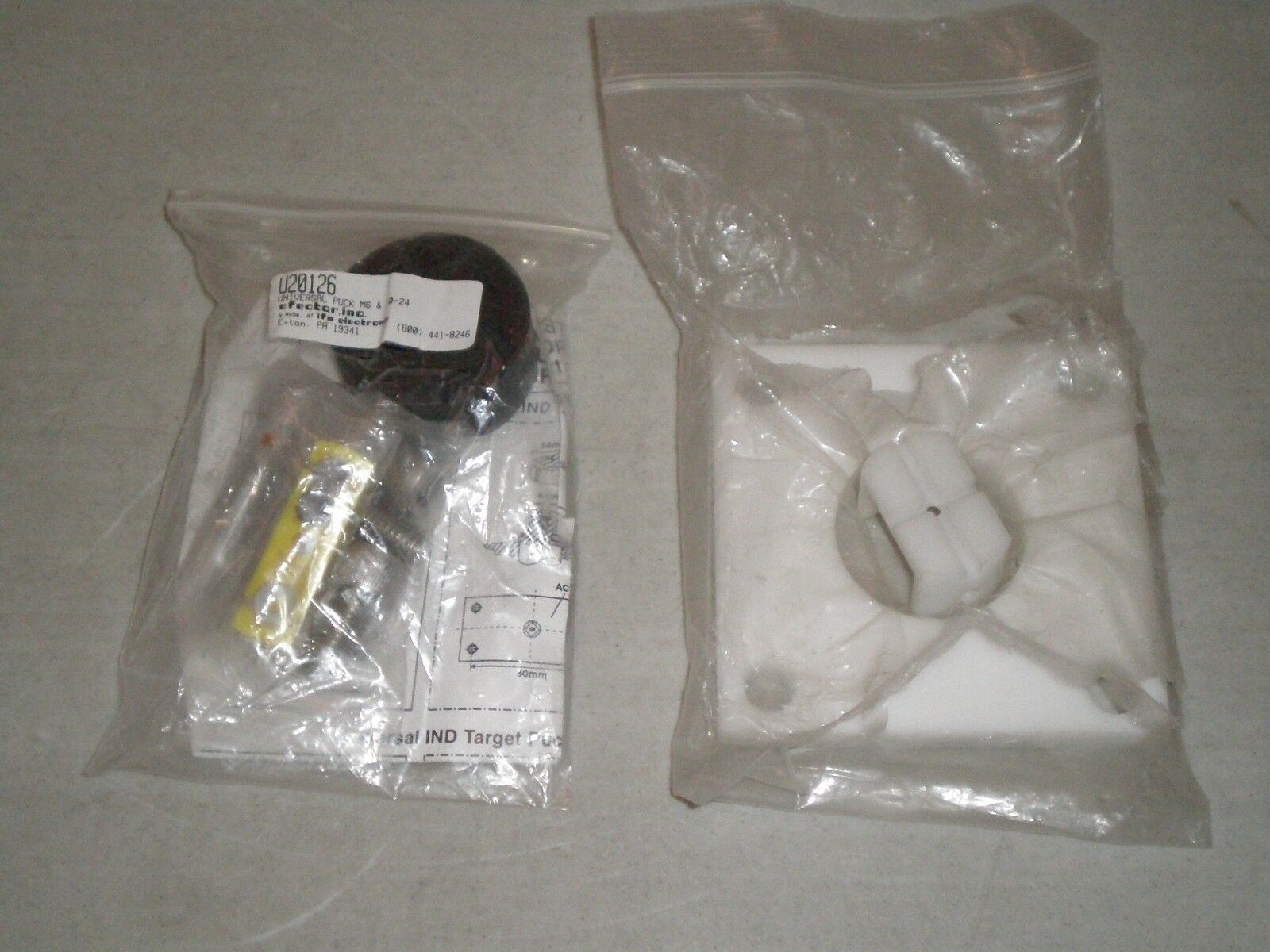 Efector U20126 Universal Puck M6 & 10-24 Free Shipping!