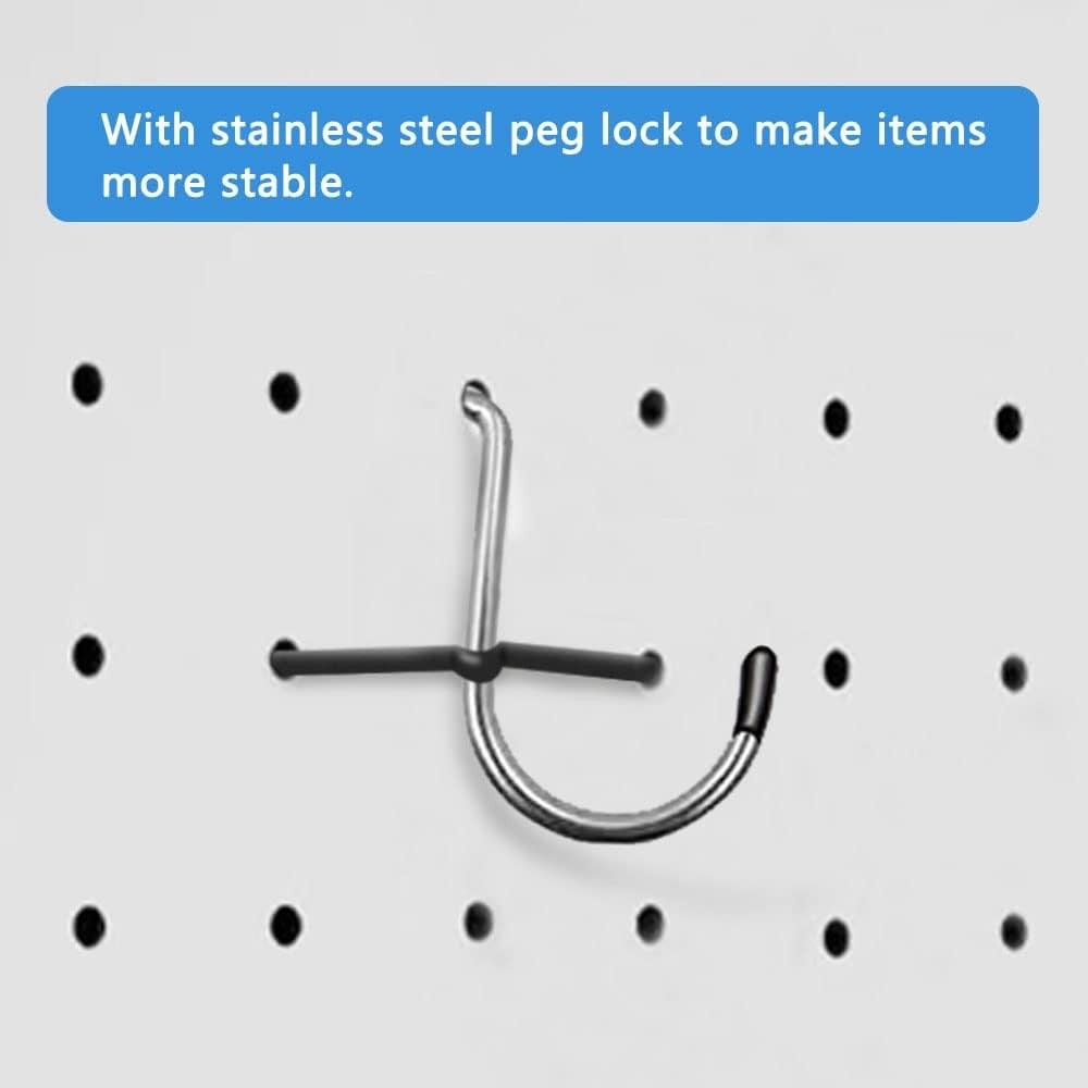 258PCS Heavy-Duty Pegboard Hooks & Organizer Kit for Ultimate Tool Storage