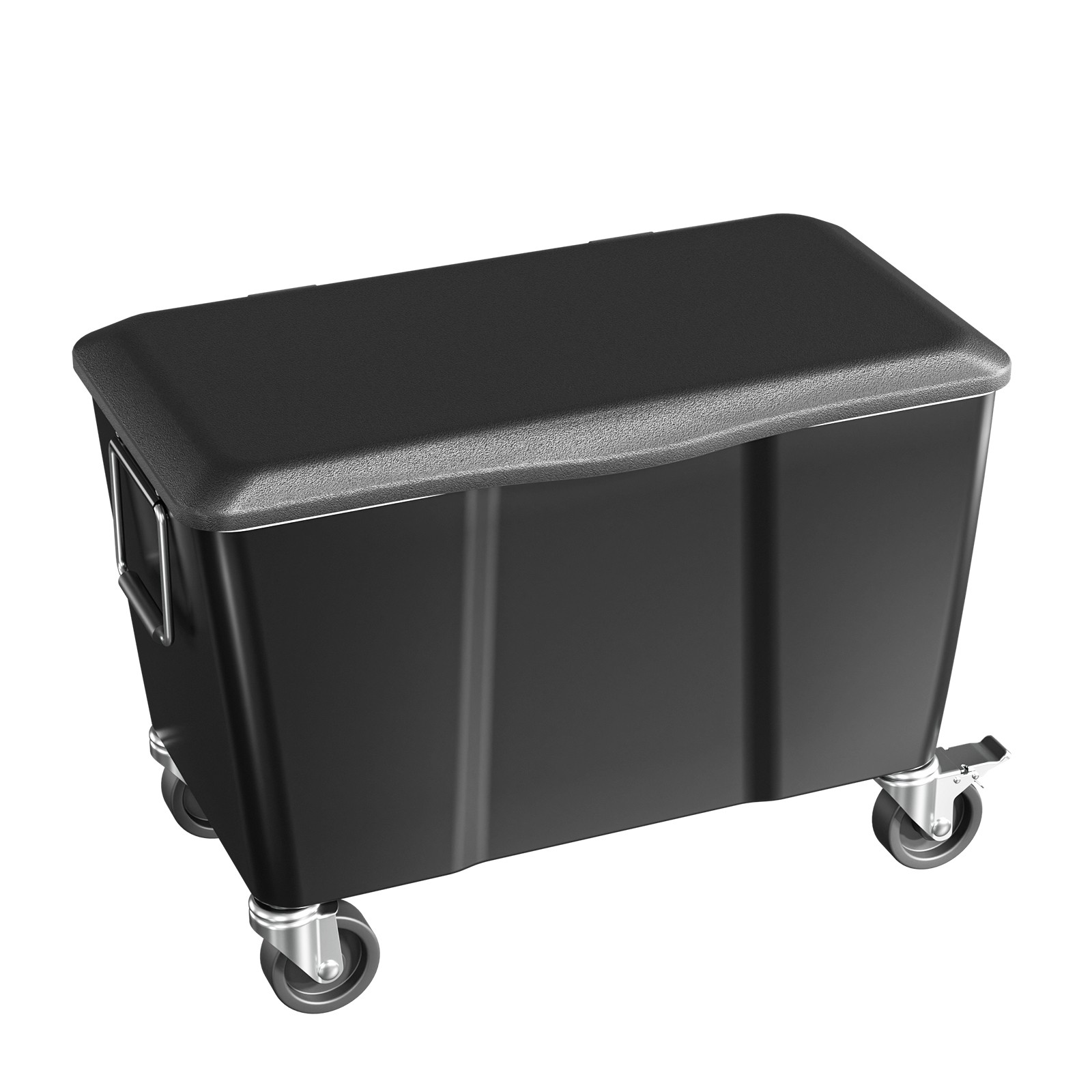 Rolling Ice Chest 100QT, Cooler Cart with Wheels, Handle for Outdoor Patio Party