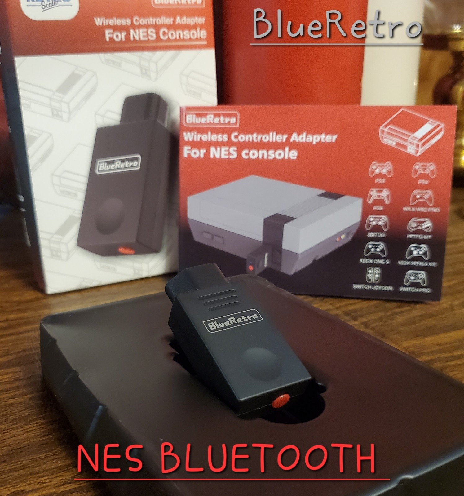 BlueRetro Bluetooth for Nintendo Nes Console Wireless Controller  Adapter US SHP
