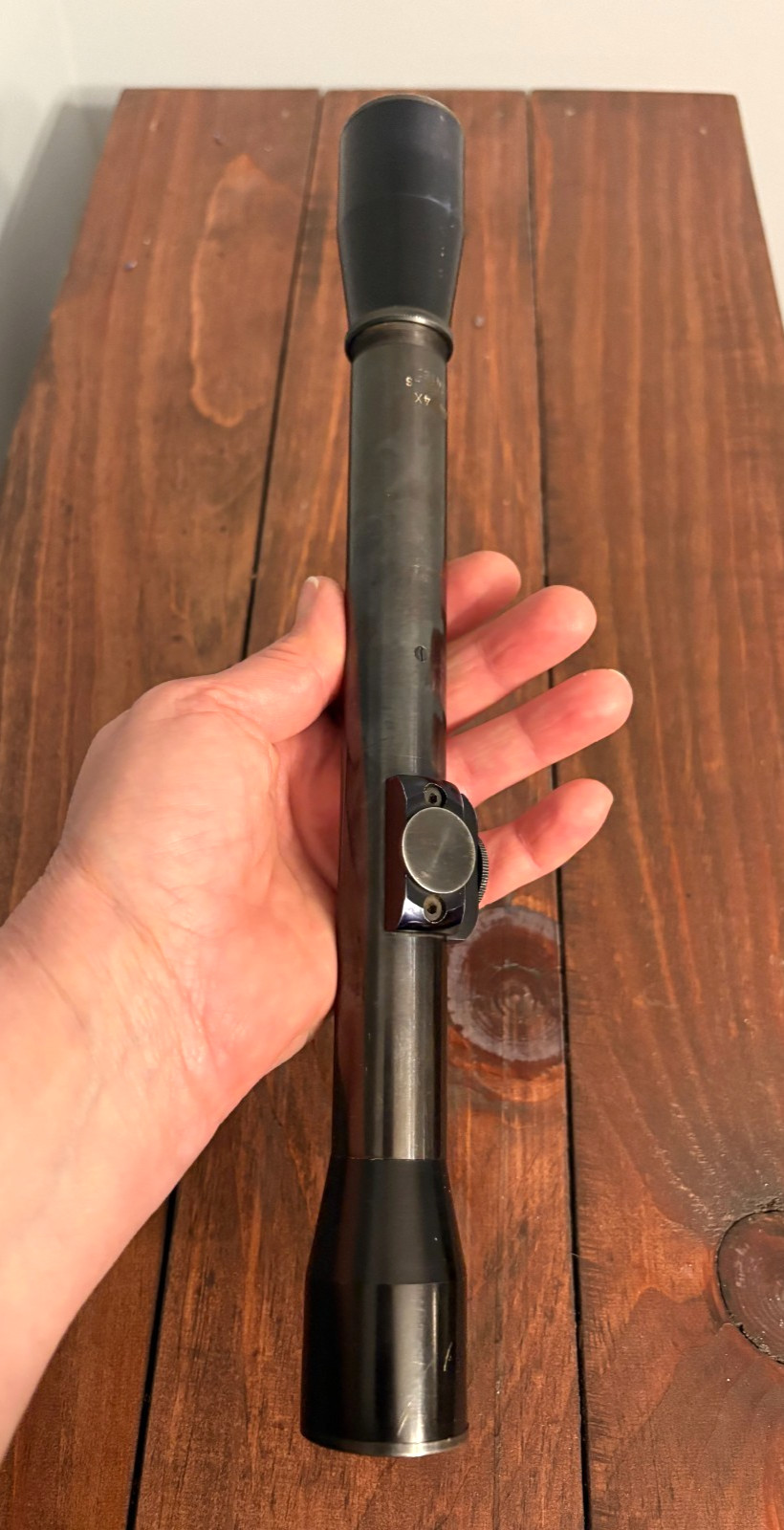 Norman Ford The Texan 4x Crosshair Reticle Rifle Scope Vintage
