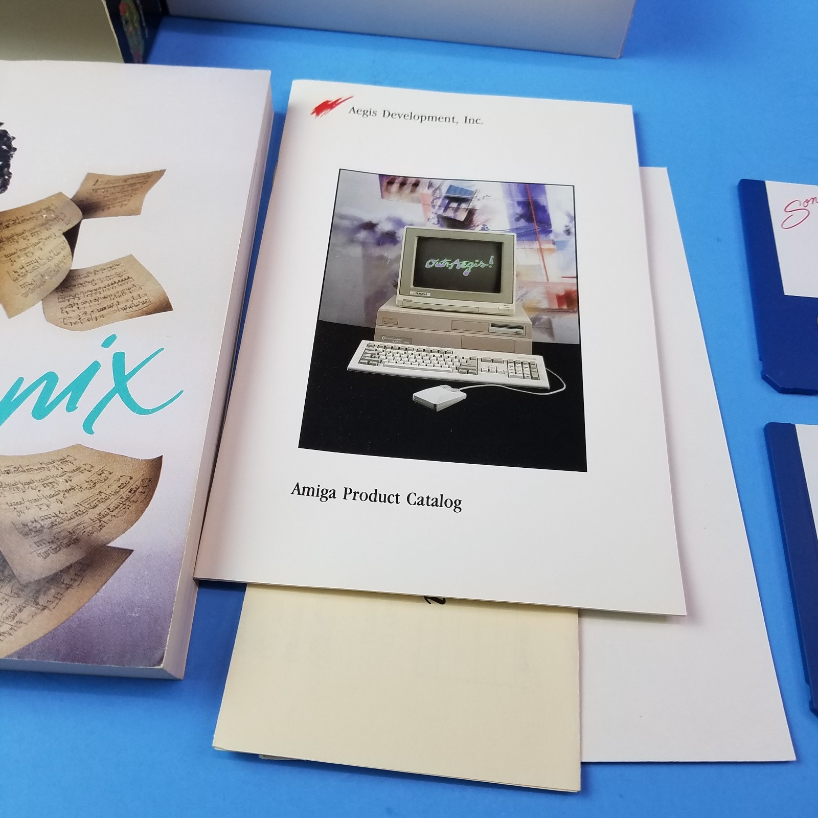 Aegis Sonix Music Composition For The Commodore Amiga Computer software