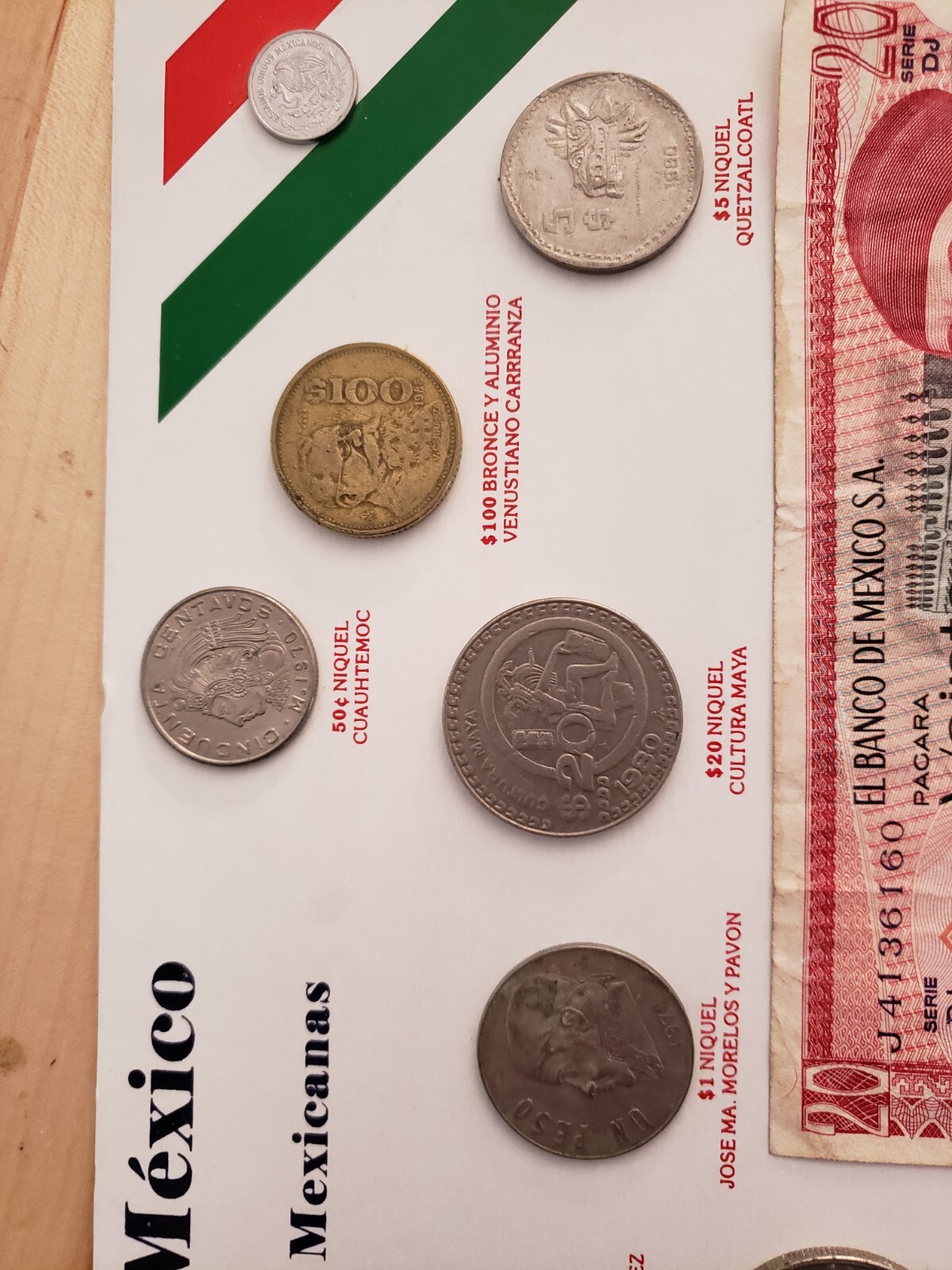 Banko de Mexico authorized money collection