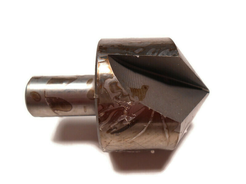 2"  100 Degree High Speed Steel Countersink 3 Flute Center Reamer 3/4" Shank