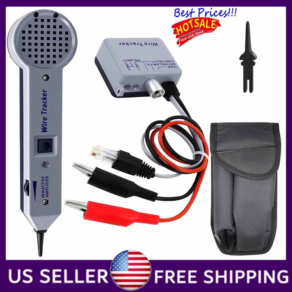 200EP Tone Generator Kit Wire Tracer Circuit Tester with Inductive Amplifier US