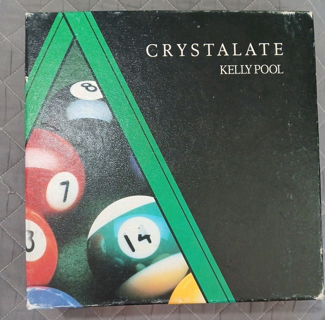 Crystalate Kelly Pool  Vintage Billards Pool Ball Set