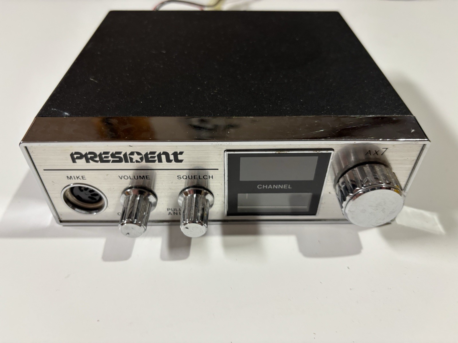 President AX 7 40 Channel AM Mobile CB Radio New Old Stock In Box
