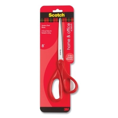 HOME & OFFICE 8 IN SCISSORS 1408 3M™  7000028770 511352083040 Stainless Steel