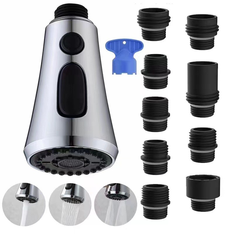 Easy Install Spray Head Pull Down Kitchen Faucet Replacement Part G1/2