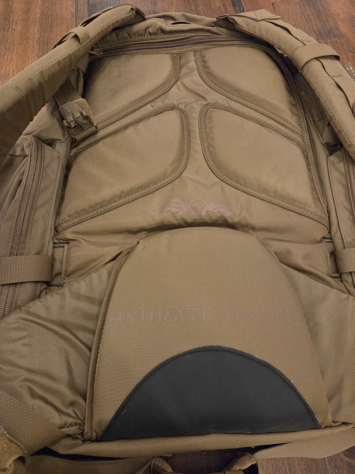 Camelbak Maximum Gear BFM Large Tactical Backpack Gray Hiking NO BLADDER EUC