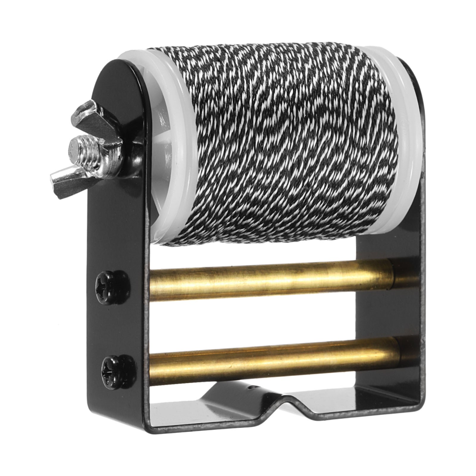 Archery Bow String Serving Thread Jig 0.02" Dia Bowstring Thread, Black/White