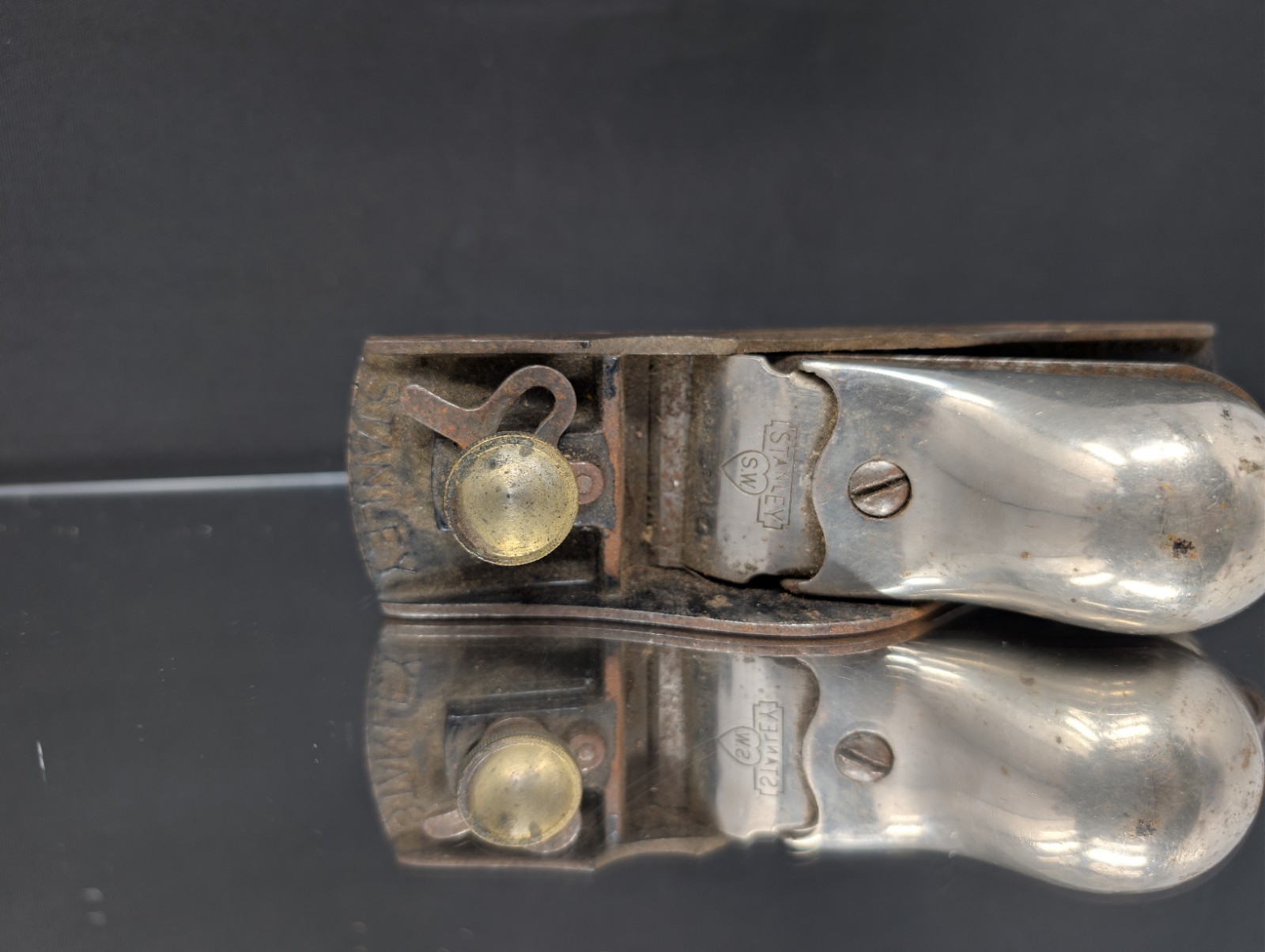 1920s Stanley SWEETHEART no. 65 Low Angle Block Plane KNUCKLE Antique Tool