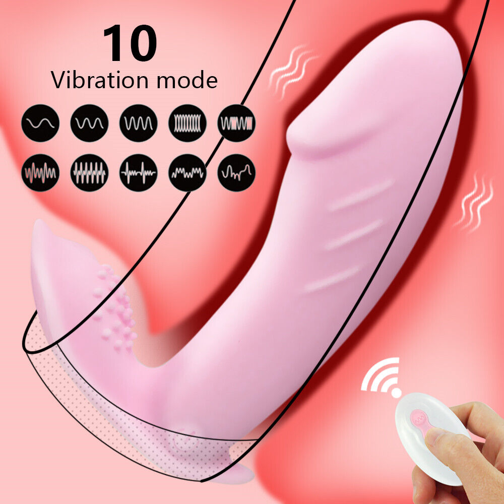 10 Function Vibrating Panties Wireless Remote Control Rechargeable Underwear NEW