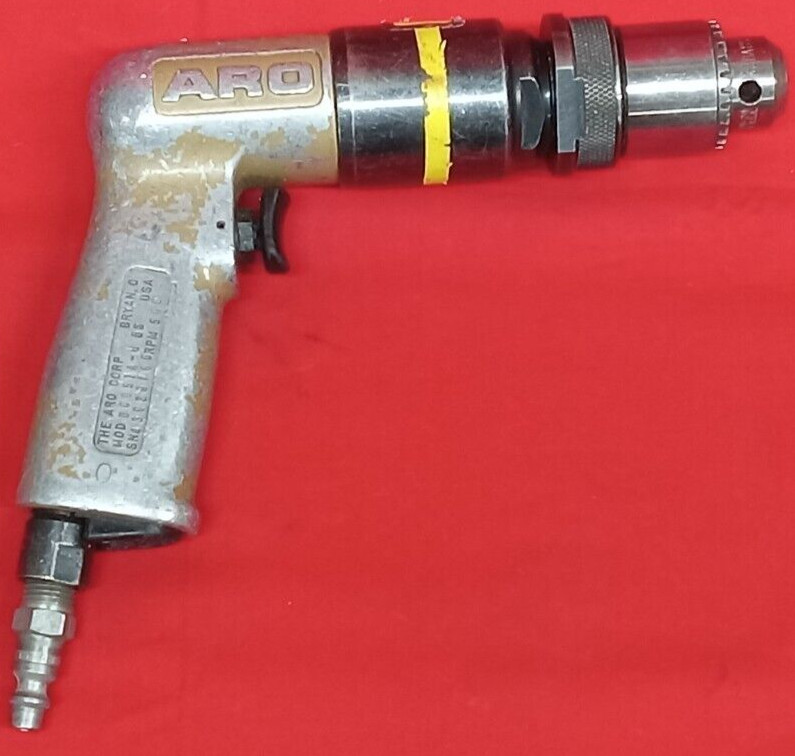 ARO CORPS MODEL PNEUMATIC DRILL DG051A-6 BS 500 RPM 31BA 1/16-3/8"  E038805