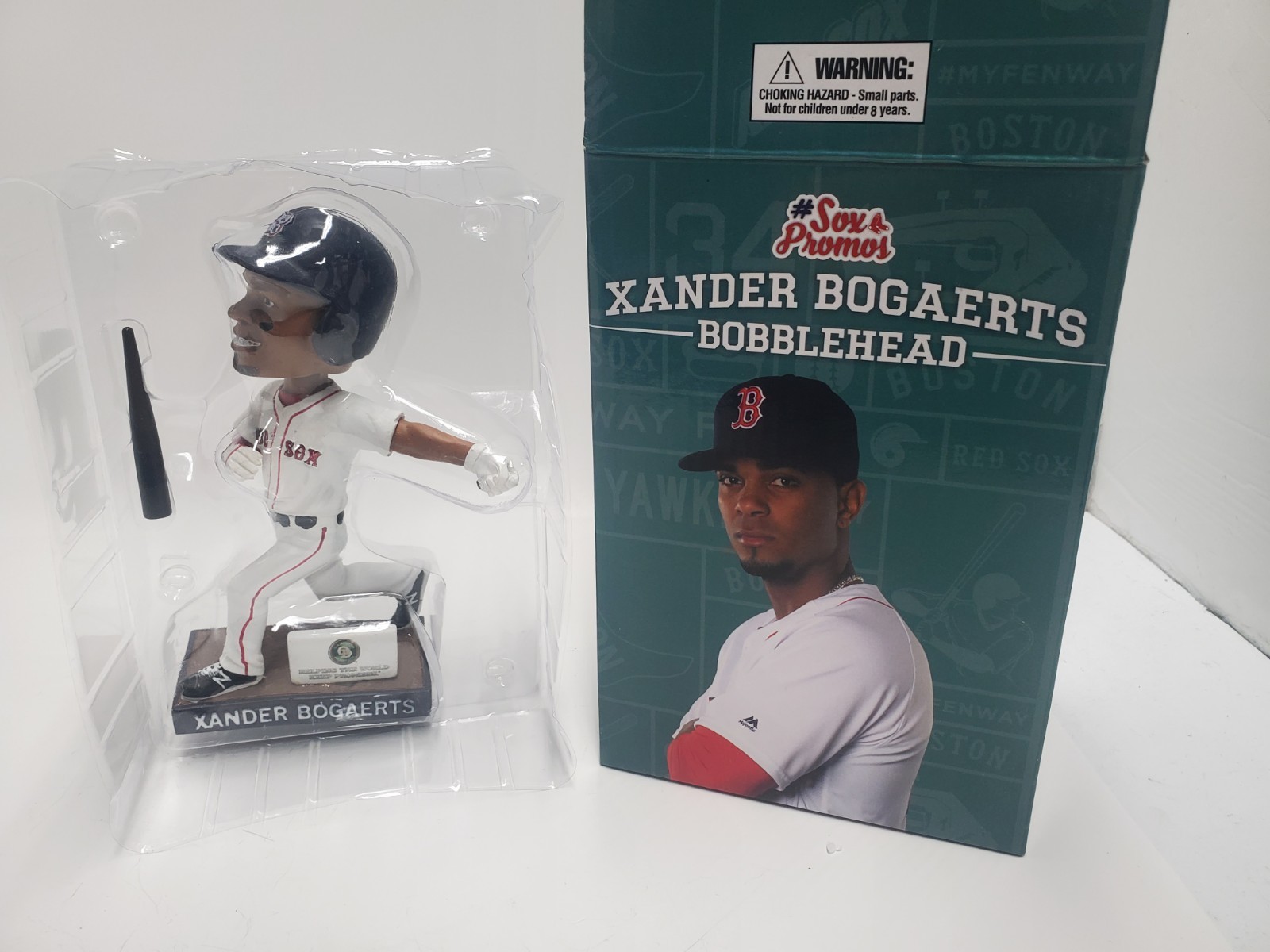2016 Xander Bogaerts Bobblehead Red Sox Statue Figure NIB SGA 8.30.16