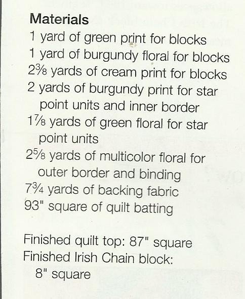 C0594 KISMET QUILT PATTERN/INSTRUCTIONS